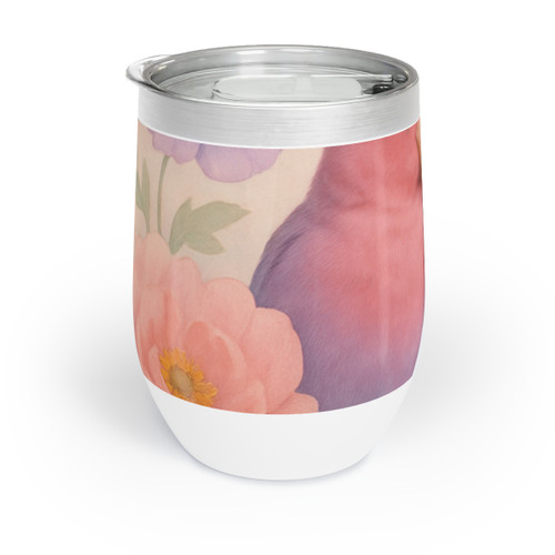 Whimsical Love Birds - Chill Wine Tumbler