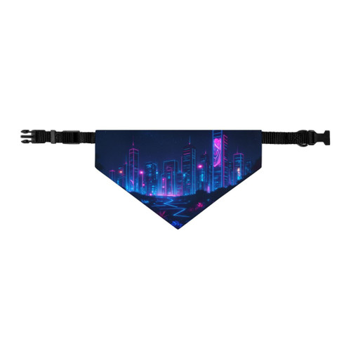 Neon Dreamscape - Pet Bandana Collar