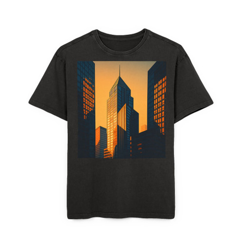 Urban Symphony - Men's Acid Washed Heavy Oversize Tee
