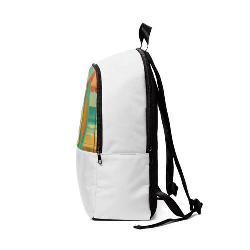 Retro Beach Getaway - Unisex Fabric Backpack