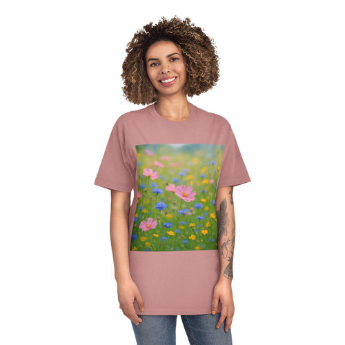 Whimsical Wildflowers - Unisex Faded Shirt Whimsical Wildflowers - Unisex Faded Shirt