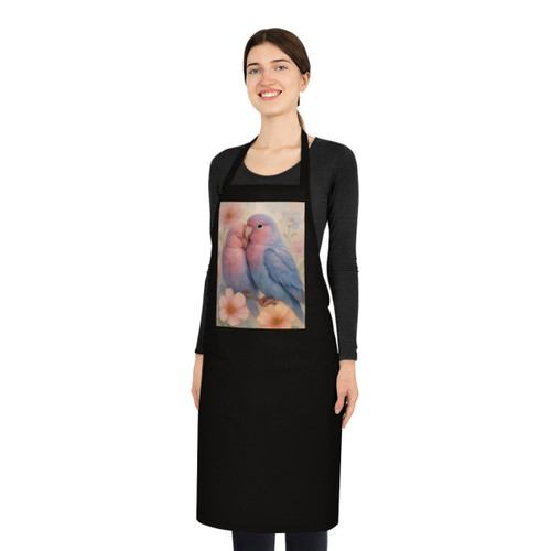 Whimsical Love Birds - Cotton Apron