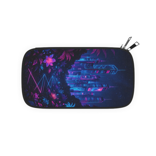 Neon Dreamscape - Passport Wallet