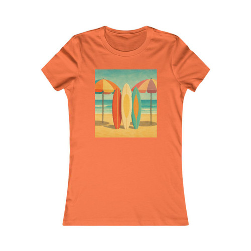 Retro Beach Getaway - Women's Favorite Tee