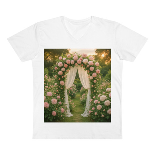 Whimsical Garden Bliss - Men’s Presenter V-neck