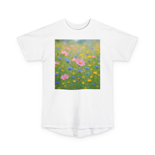 Whimsical Wildflowers - Unisex Long Body Urban Tee