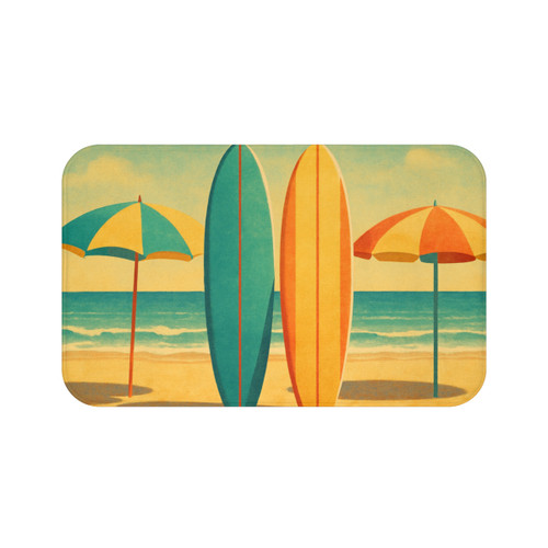Retro Beach Getaway - Bath Mat