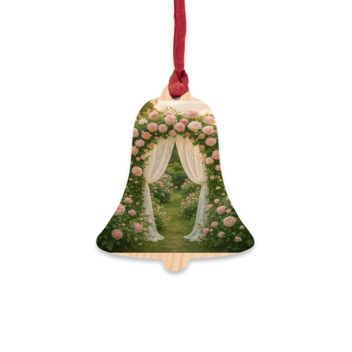 Whimsical Garden Bliss - Wooden Ornaments