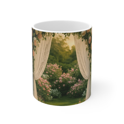 Whimsical Garden Bliss - Ceramic Mug (EU)
