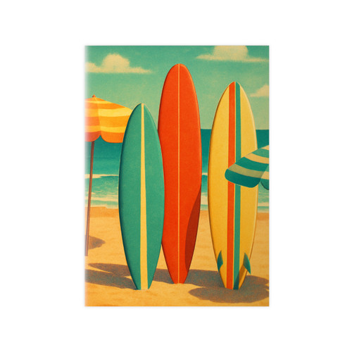 Retro Beach Getaway - Photopaper Posters
