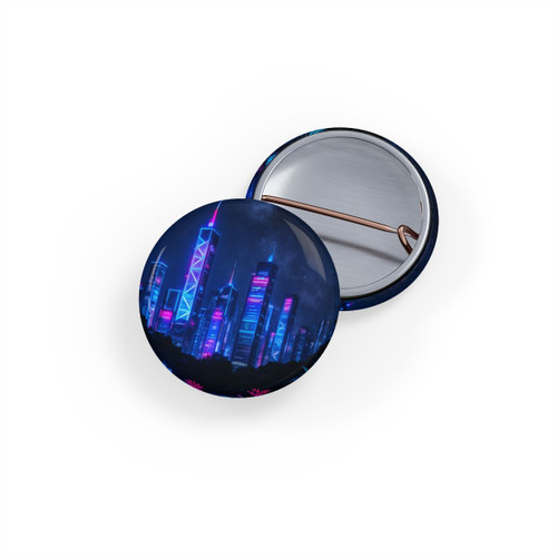 Neon Dreamscape - Round Pins