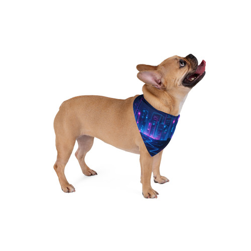 Neon Dreamscape - Pet Bandana