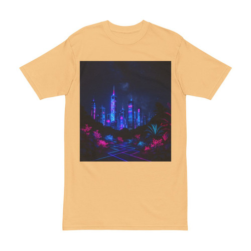 Neon Dreamscape - Men's Heavyweight Tee