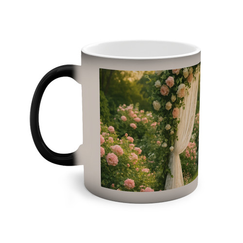Whimsical Garden Bliss - Color-Changing Mug, 11oz