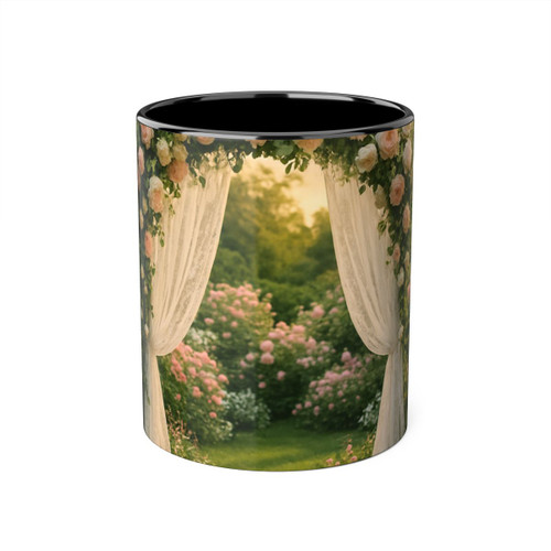 Whimsical Garden Bliss - Accent Mugs, 11oz