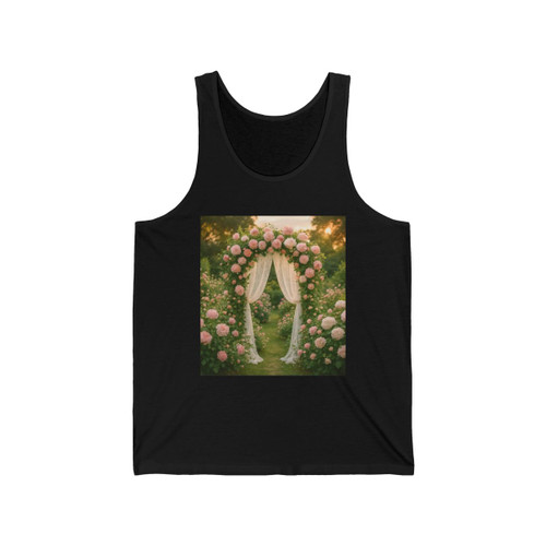 Whimsical Garden Bliss - Unisex Jersey Tank