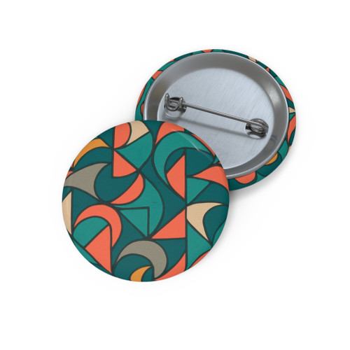 Geometric Pulse - Custom Pin Buttons