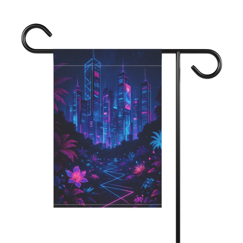 Neon Dreamscape - Garden & House Banner