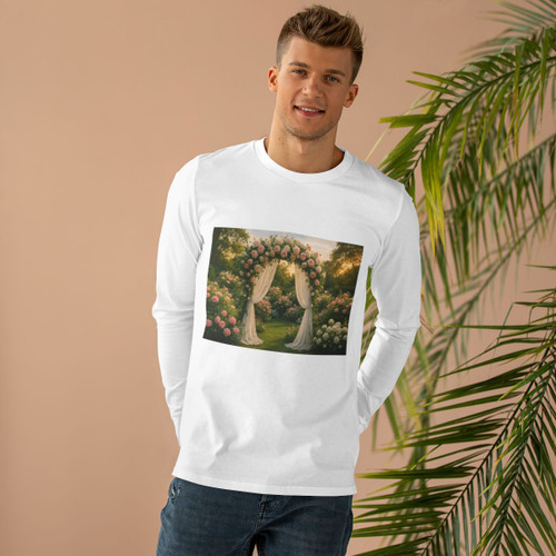 Whimsical Garden Bliss - Men’s Base Longsleeve Tee 