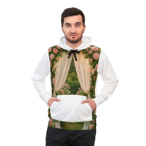 Whimsical Garden Bliss - Athletic Hoodie (AOP)