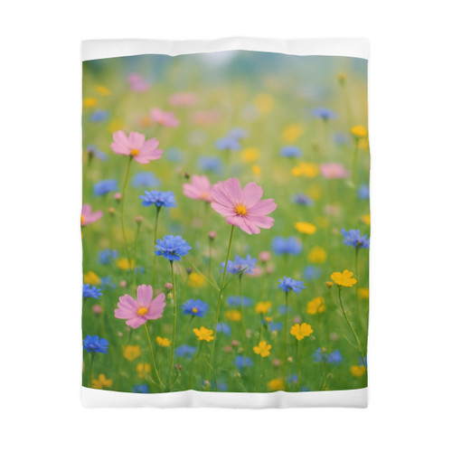 Whimsical Wildflowers - Microfiber Duvet Cover