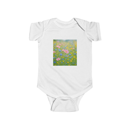 Whimsical Wildflowers - Infant Fine Jersey Bodysuit Whimsical Wildflowers - Infant Fine Jersey Bodysuit
