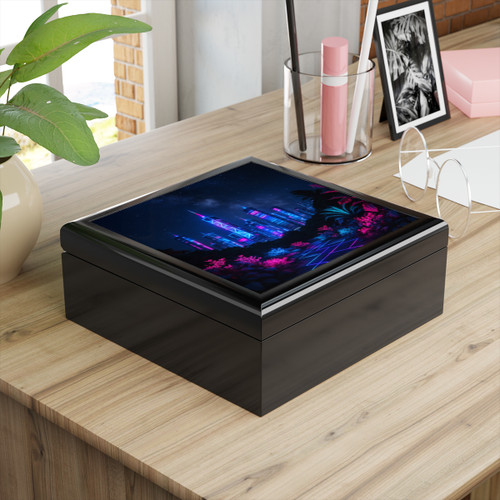 Neon Dreamscape - Jewelry Box