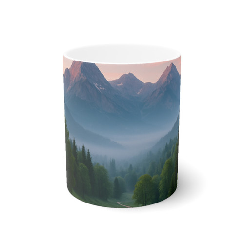 Wisdom in Nature - White Ceramic Mug, 11oz and 15oz