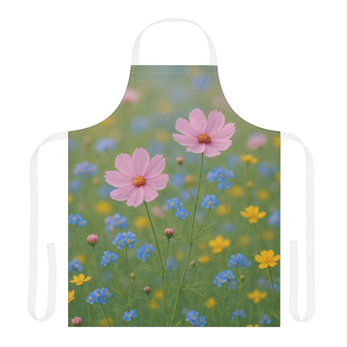 Whimsical Wildflowers - Apron, 5-Color Straps (AOP)