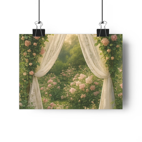 Whimsical Garden Bliss - Giclée Art Print 