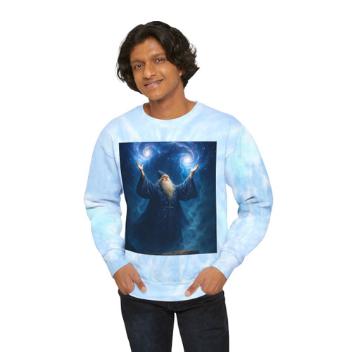Celestial Spellcaster - Unisex Tie-Dye Sweatshirt