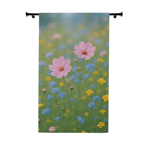 Whimsical Wildflowers - Window Curtains (1 Piece)