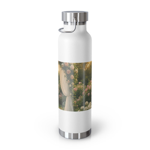 Whimsical Garden Bliss - Copper Vacuum Insulated Bottle, 22oz