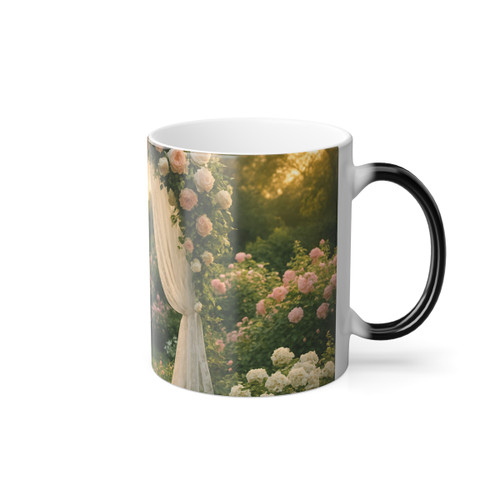 Whimsical Garden Bliss - Color Morphing Mug, 11oz