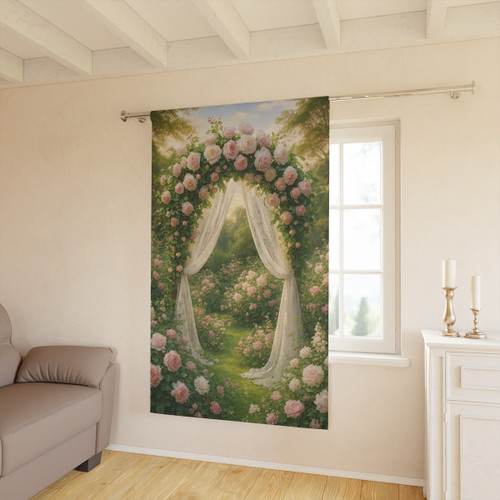 Whimsical Garden Bliss - Window Curtains (1 Piece)