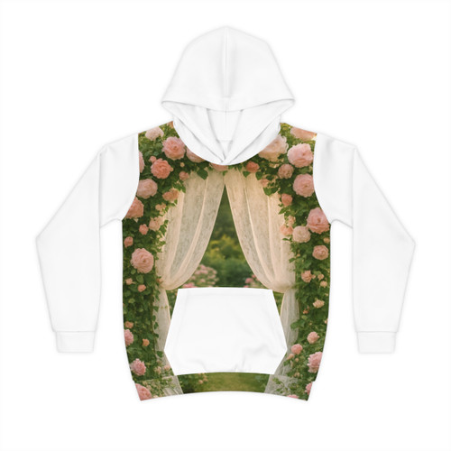 Whimsical Garden Bliss - Children's Hoodie (AOP)