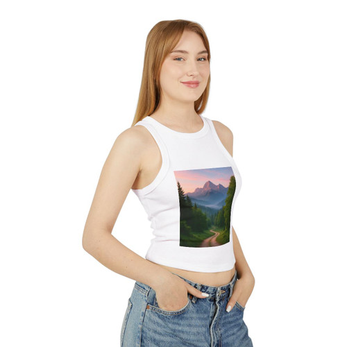 Wisdom in Nature - Women's Micro Rib Racer Tank Top