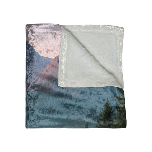 Wisdom in Nature - Crushed Velvet Blanket