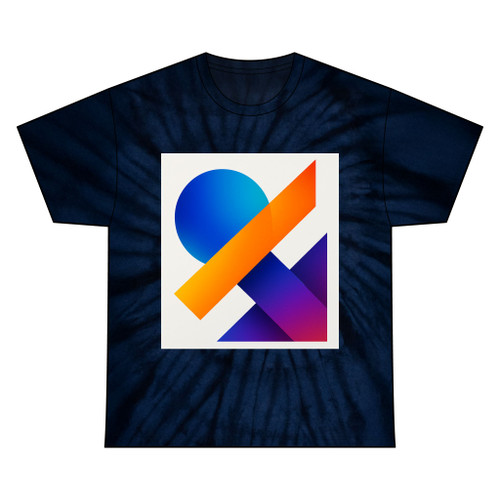 Dynamic Echoes - Unisex Tie Dye Cotton Tee