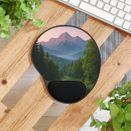 Wisdom in Nature - Mouse Pad With Wrist Rest