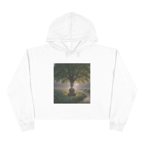 Serenity Flow - Crop Hoodie