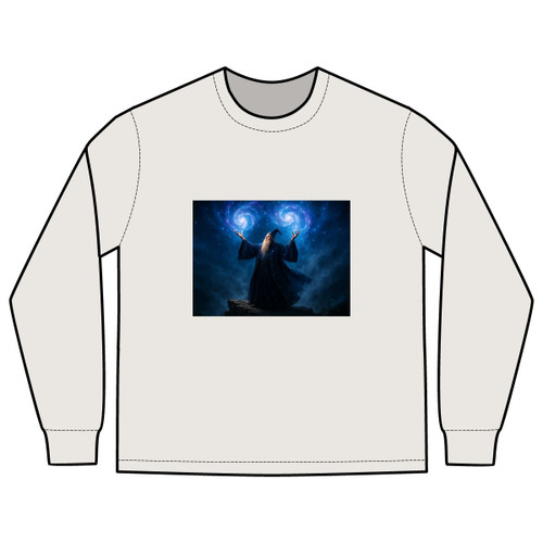 Celestial Spellcaster - Men's Heavy Faded Long Sleeve Tee