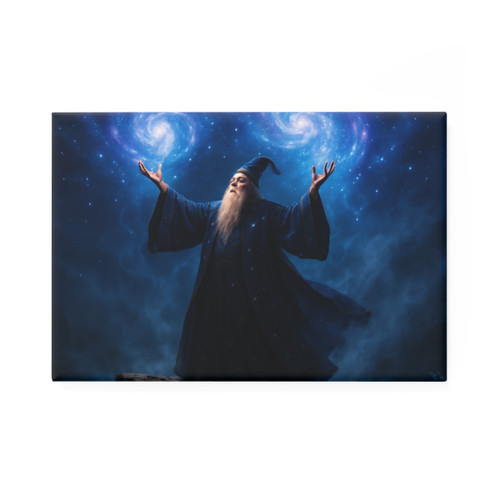 Celestial Spellcaster - Button Magnet, Rectangle (1 & 10 pcs)