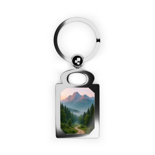 Wisdom in Nature - Rectangle Photo Keyring