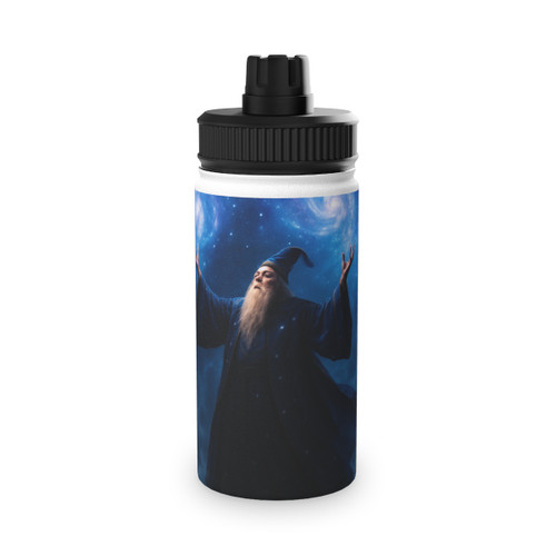 Celestial Spellcaster - Stainless Steel Water Bottle, Sports Lid