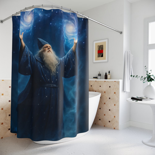 Celestial Spellcaster - Shower Curtains
