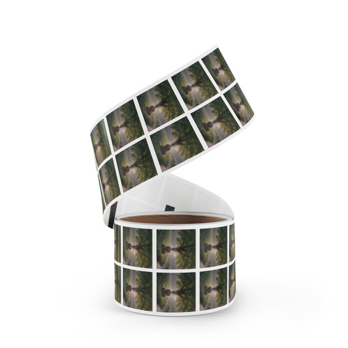 Serenity Flow - Square Sticker Label Rolls