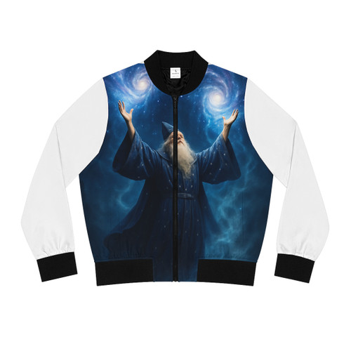 Celestial Spellcaster - Women's Bomber Jacket (AOP)