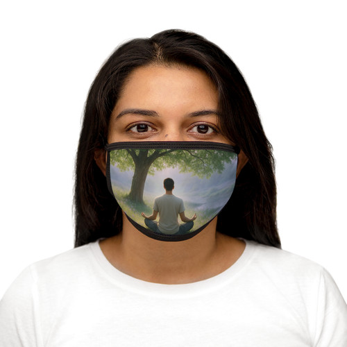Serenity Flow - Mixed-Fabric Face Mask