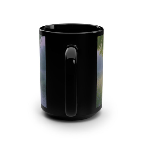 Serenity Flow - Black Mug, 15oz